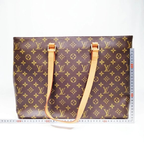 Authentic Louis Vuitton Luco Brown Monogram Tote Bag mn650-111925 - Picture 2 of 16